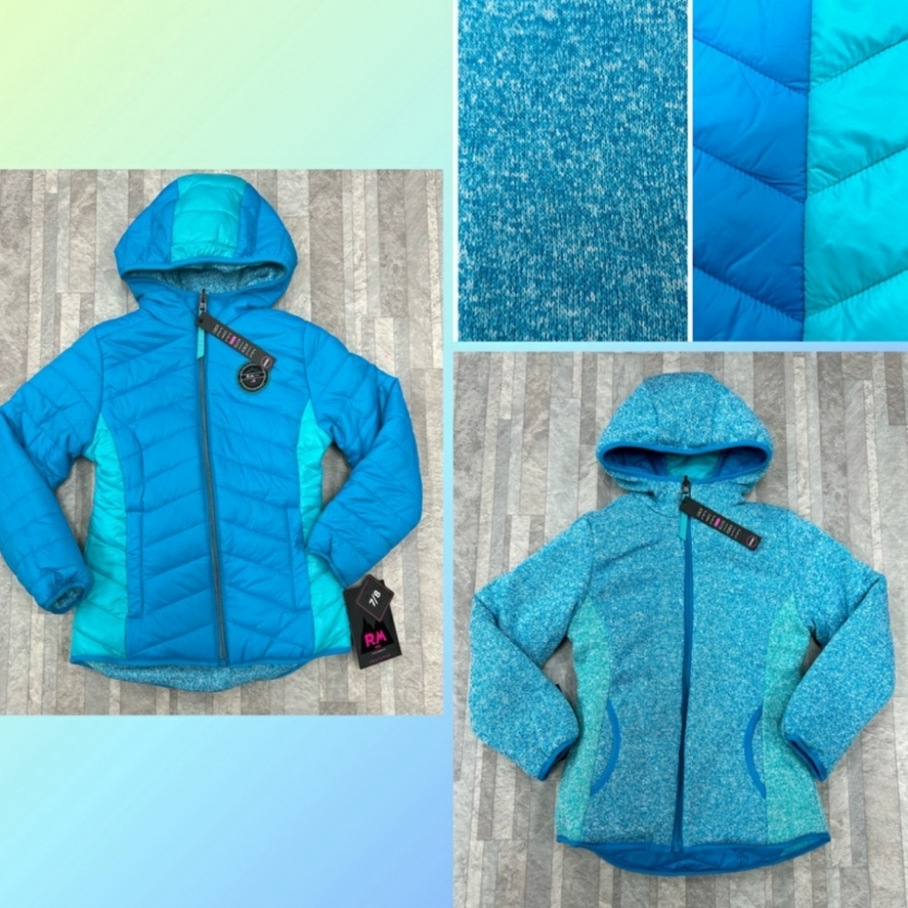 RM 1958 Reversible Unisex Jacket w Hood 10/12 NWT